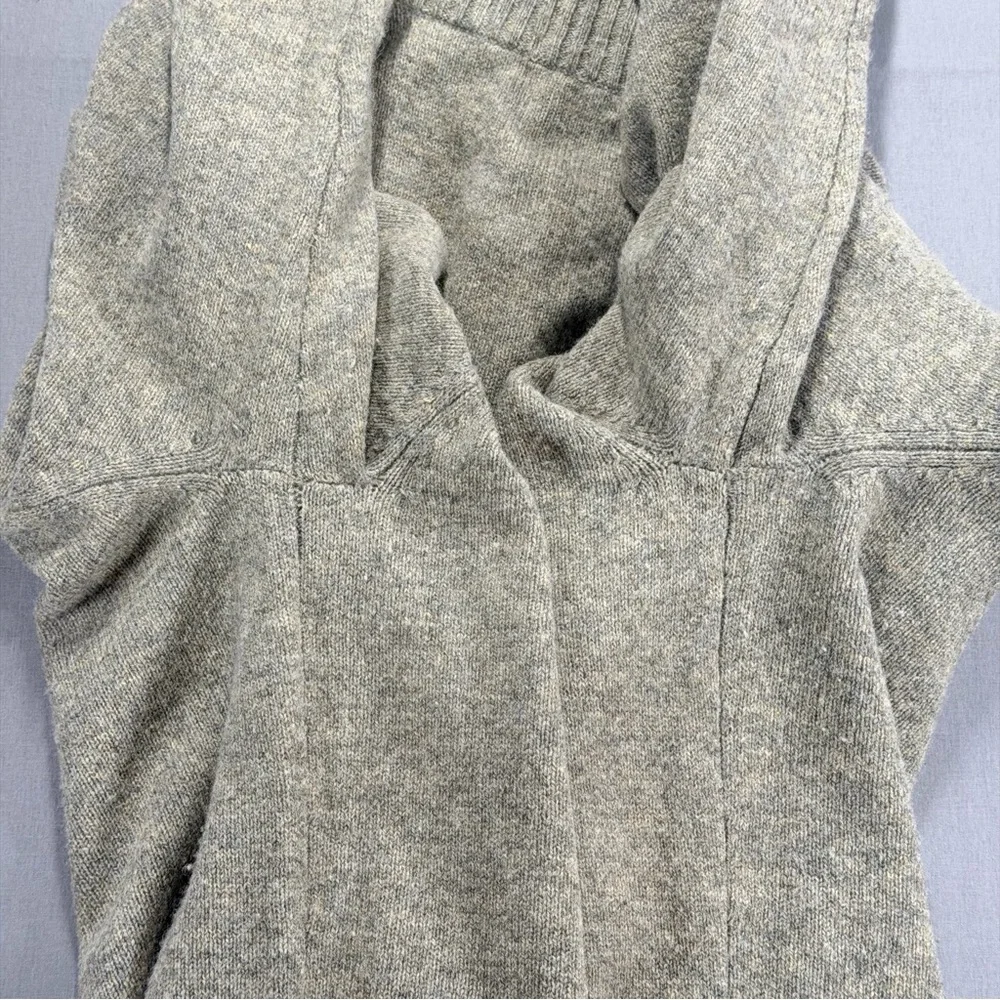 J Crew Premium Lambswool Quarter Zip Knit Pullover Sweater - Mens XL - Tan